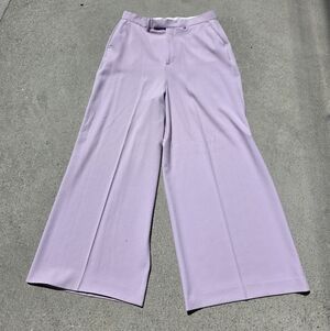 ASOS Lavender Wide Leg Trousers